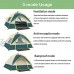 YZSS Tente pop-up 3 à 4 personnes Tente dôme légère Imperméable Coupe-vent Ultra légère Pour le camping la plage Avec sac de transport 210 x 200 x 135 cm