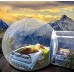 ZLZNX Chambre Gonflable de Tente De Bulle Tentes Transparentes de Dôme d'air de Famille D'arrière-Cour de Camping avec Le Ventilateur Libre Boule de Cristal Gonflable
