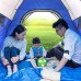 JIAGU Tentes légères Pop-up Setup instantanée Automatique de la Famille Tentes Sun Shelter for la Plage CampingHiking Bleu Sac à Dos Tente Tente étanche Tente de Plage Color : Blue Size : One Size