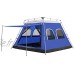 JIAGU Tentes légères Portable Tente extérieure étanche Famille Tente de Camping étanche Tente Facile Sac à Dos Assemblée Tente de Plage Color : Blue Size : One Size