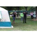 JTYX Tente de Camping avec 2 Chambres Protection UV étanche abris solaires Tente Portable Tente dôme Coupe-Vent Grande Tente familiale randonnée en Plein air Voyage