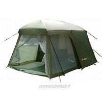 LULUVicky Camping Tente 2 Chambres Tente Camping Double Portable Sac Lumière Portement Une Chambre et Une Salle de séjour Chapiteau Color : Green Size : One Size