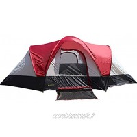 LULUVicky Camping Tente Camping étanche Famille de Grande Tente Rouge for Une Utilisation en extérieur Chapiteau Color : Red Size : One Size