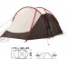 LXX Tente Camping Tente 4 Personnes Grand Espace Tentes Famille Big Easy Up Double Couche étanche résistant aux intempéries tentes Color : White