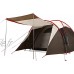 LXX Tente Camping Tente 4 Personnes Grand Espace Tentes Famille Big Easy Up Double Couche étanche résistant aux intempéries tentes Color : White