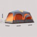 QGL-HQ Double Couche extérieure imperméable Deux Sunscreen Chambres et Une Salle de séjour 8-10 Personnes Camping Tente Famille Sac à Dos Tente