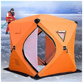 RYSF Tente de pêche d'hiver pour 3 à 4 personnes Coton épais et chaud Pour camping bain toilettes Couleur : C