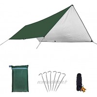 Tente de camping légère hangar étanche pour hamac de camping portable imperméable et résistant aux UV léger et durable tapis de pique-nique adapté au camping en plein air à la randonnée &agrav