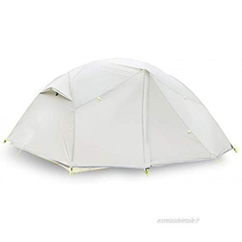 ZYM Tentes chapiteaux Camping Tente 3 Personne Ultraléger Facile avec Les Mesh de Windows Double Couche imperméable Tente instantanée for la Famille Randonnée Tentes instantanées Color : Light Gray