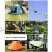 Creely Lot de 6 tendeurs réfléchissants de 4 mm avec réglage en aluminium pour camping randonnée auvent tentes