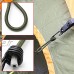GeKLok Cordes élastiques de Tente avec Crochets en Spirale Flexible Durable Bonne adhérence Grande résistance pour bannière de randonnée de Camping en Plein AISize:10 pièces