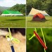 JieGuanG Corde réfléchissante en nylon pour tente de camping et randonnée Vert 2 m