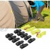 OKAT Cordons de Tente Corde de Camping Polyvalente légère pour Tente de Camping Corde de Guide de Corde de Tente Corde de Camping pour la randonnée pour Le Camping
