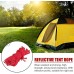 OKESYO Corde de tente en nylon indéchirable 4 mm pour camping canopy parachute corde de parachute pour corde de paracorde hamac tentes corde tressée polyvalente.