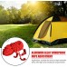 OKESYO Lot de 4 cordes réfléchissantes pour tente de camping Tendeurs légers avec tendeur en aluminium 4 mm x 4 m