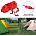 OKESYO Lot de 4 cordes réfléchissantes pour tente de camping Tendeurs légers avec tendeur en aluminium 4 mm x 4 m