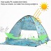 Allowevt Tente De Plage Pop Up Tente De Camping Portable Tente D'abri Solaire avec Protection UV avec Sac De Transport pour La Pêche Pique-Nique Tente De Plage Automatique Étanche pour Advantage