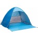 Apofly 1pc Pop Up Tente de Plage Pliable instantanée Sun Tente pour UV Protection Contre Le Soleil Famille Camping pêche de Pique-Nique Banc Bleu L