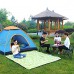 CXQWAN Tente de Camping familiale instantanée idéale pour Le Camping dans Le Jardin étanche 3 Personne Tente de Camping avec Feuille de Terrain Cousue Tente étanche extérieure