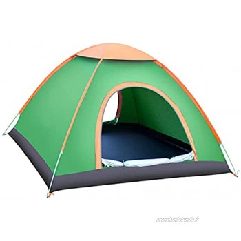 CXQWAN Tente de Camping familiale instantanée idéale pour Le Camping dans Le Jardin étanche 3 Personne Tente de Camping avec Feuille de Terrain Cousue Tente étanche extérieure