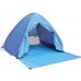 Eaarliyam Pop Up Beach Tente Portable Rapide Canopée instantanée Souchail étanche Soleil étanche avec Rideau pour Camping Pêche Bleu L