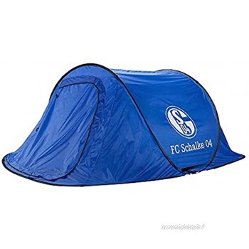 FC Schalke 04 Tente de camping Pop Up Tente instantanée S04 avec marque-page I Love Gelsenkirchen