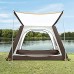 H-BEI Tente escamotable Tente de Camping pour 5-6 Personnes Tente de Camping familiale pour 6 Personnes avec 360°Vue panoramique Festival Essentiel Tente Portable instantanée automa
