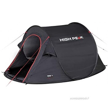 High Peak Vision 3 Pop Up Tent Unisex-Adult Black 235 x 180 x 100 cm