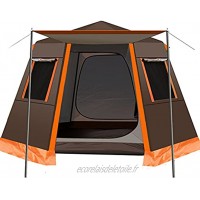 JTYX Tente de Camping en Plein air familiale Tente escamotable Automatique 3-4 Personnes Tente instantanée étanche à Double Couche Installation Facile Cadeaux de Plein air idéaux