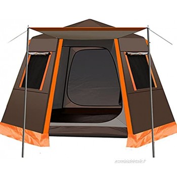 JTYX Tente de Camping en Plein air familiale Tente escamotable Automatique 3-4 Personnes Tente instantanée étanche à Double Couche Installation Facile Cadeaux de Plein air idéaux