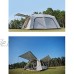 JTYX Tente de Plage pour 5 à 8 Personnes Tente escamotable Automatique Abri Soleil avec Porche étendu Tente familiale instantanée pour Camping randonnée pêche Festival