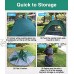 LAMA Tente de camping automatique pour 1 à 2 personnes Étanche et protection UV Tente dôme instantanée avec piquets haubans et sac de transport pour la randonnée familiale