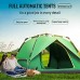 MIMI KING Tente Pop Up Tente De Camping Familiale Tente 4 Personnes Tente Instantanée Portable Tente Automatique pour Voyage Randonnée Randonnée Alpinisme,Vert