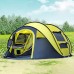 Qisan Pop Up Tente Tentes Instantanées pour Camping 4 Personnes Secondes Pop Up Ouverture Rapide Camping Randonnée Tente aavec Sac de Transport Facile à Installer