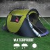 ROM Tente de Camping entièrement Automatique Coupe-Vent étanche Automatique Tente Pop-up Famille Tente de Configuration instantanée extérieure 4 Saisons Convient pour 2-4 per