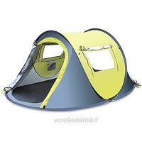ROM Tente de Camping entièrement Automatique Coupe-Vent étanche Automatique Tente Pop-up Famille Tente de Configuration instantanée extérieure 4 Saisons Convient pour 2-4 per