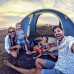 RYSF Tente de Plage Pop Up Grande Tente de Camping de randonnée légère instantanée Automatique pour 3 Personnes Tente étanche Pliable Color : Dark Blue Tent