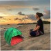 Sun Beach Tente Portable Motif Pastèque Automatique instantanée Protection Contre Le Soleil Canopy M