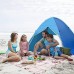 Tente de Camping Tente de Plage pour 2 3 Personnes Tente Escamotable à Installation Facile Tente de Plage Anti UV Tente Familiale étanche pour Le Camping l'extérieur et Les Voyages