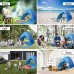 Tente de Camping Tente de Plage pour 2 3 Personnes Tente Escamotable à Installation Facile Tente de Plage Anti UV Tente Familiale étanche pour Le Camping l'extérieur et Les Voyages