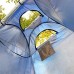 Tente de Douche Tente de Douche Camping 150 * 150 * 190CM Ente de Douche Pop Up avec 2 Fenêtres Tente à Langer sans Douche pour Camping Randonnée Randonnée Plage en Plein Air