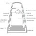 Tente de Douche Vestiaire Abri intimité Portable Toilette Changement Camping Intimité Tente Extérieur Pêche Plage avec Sacs de Transport Gris Foncé