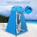 Tente de Douche Vestiaire Abri intimité Portable Toilette Changement Camping Intimité Tente Extérieur Pêche Plage avec Sacs de Transport Gris Foncé