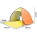 Tente de Plage Anti UV Tente de Plage Instantanée Portable Escamotable Abris de Plage Tente de Plage Pop-Up Automatique pour Famille Camping A