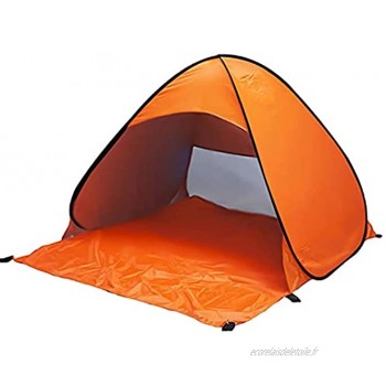 Tente Instantanée en Plein air Portable Abri Soleil Tente Anti UV50+ Automatique Instant Portable Tente pour 2-3 PersonnesOrange