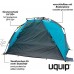 Uquip Speedy XL Tente de Plage avec Parois Imperméables de Protection Contre Vent et Soleil Montage Rapide