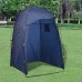 vidaXL Tente de Douche WC Dressing Bleu Tente de Changement Toilette extérieur Camping