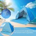 YINGJEE Grande tente de plage Pop Up avec protection solaire anti-UV SPF 50+ et étanche Tente d'extérieur portable avec un verrou pour 2-4 personnes 200 x 165 x 130 cm L x l x h