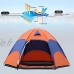 ZHIYA Tente de Camping 4-8 Personnes Tente Pop Up Ultra Tente Dôm Portable Tente Instantanée avec fenêtre Tente d'abri Solaire Anti-UV Coupe-Vent Étanche pour Camping Randonnée Dependable