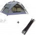 ZHZHUANG Tente Automatique Tente 3-4 Personne Tente de Camping Facile Instantané Instantané Sactable Sacs À Dos Pour Camping Randonnée,Vert,200X180X130Cm